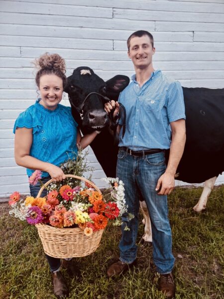 Austin and Joelle are focusing on innovation and community connection as the next generation on the farm. 